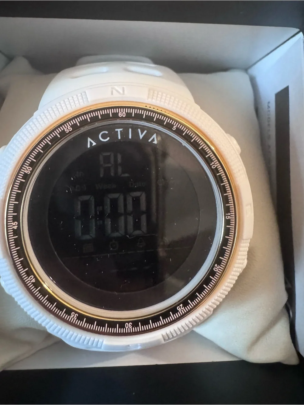 Activa Summit X Invicta Men’s Digital 50mm White Watch